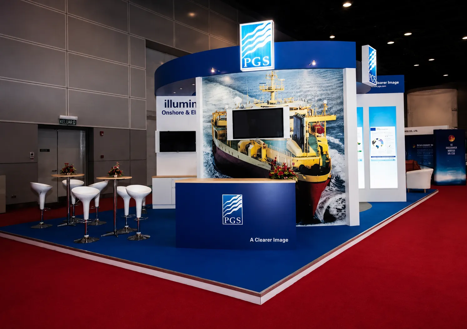 Custom booth contractor Europe