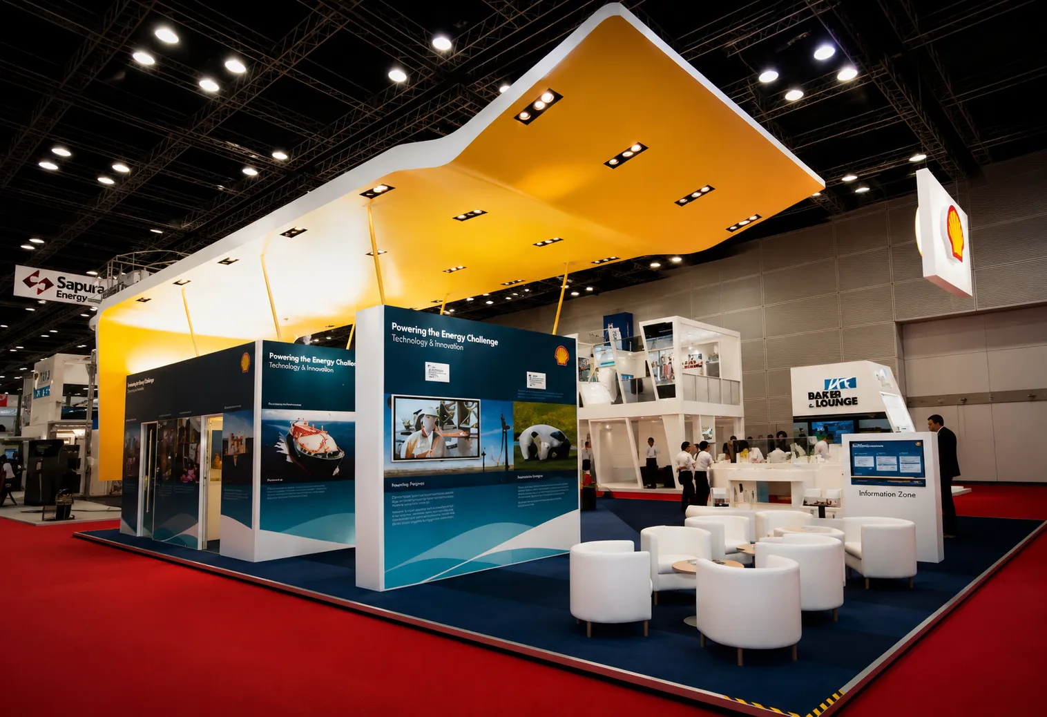 Trade show booth design Europe
